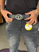 Cinto diesel PRETO\PRATA