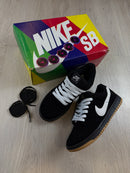 TÊNIS DUNK PRETO/BRANCO/SOLA MARROM