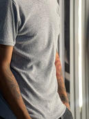 CAMISA CANELADA CINZA