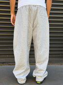 CALÇA BAGGY MOLETOM CINZA