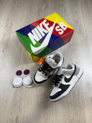 TÊNIS DUNK CINZA/BRANCO/PRETO