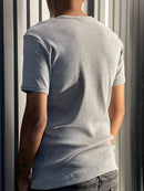 CAMISA CANELADA CINZA