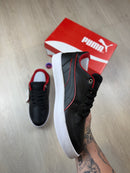 TÊNIS PM FERRARI PRETO/VERMELHO