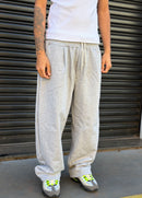 CALÇA BAGGY MOLETOM CINZA