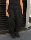 CALÇA BAGGY MOLETOM PRETA