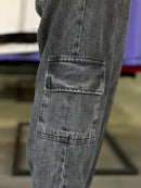 CALÇA CARGO ESTONADA