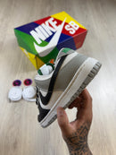 TÊNIS DUNK CINZA/BRANCO/PRETO